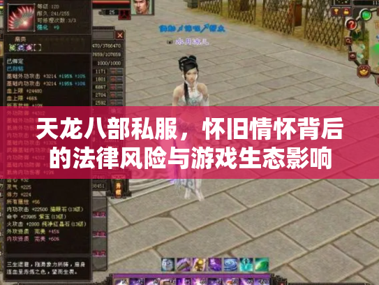 天龙八部私服，怀旧情怀背后的法律风险与游戏生态影响
