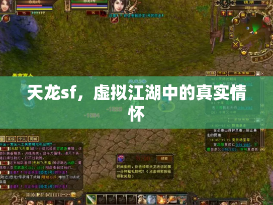 天龙sf，虚拟江湖中的真实情怀