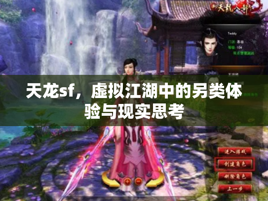 天龙sf，虚拟江湖中的另类体验与现实思考