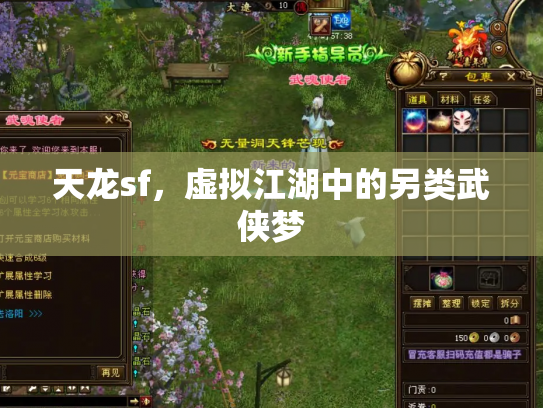 天龙sf，虚拟江湖中的另类武侠梦