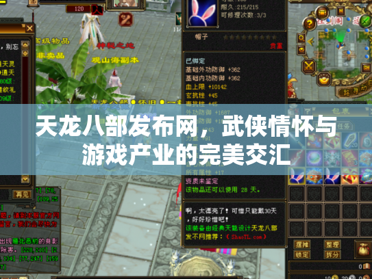 天龙八部发布网，武侠情怀与游戏产业的完美交汇