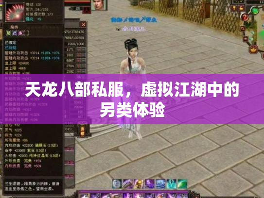 天龙八部私服，虚拟江湖中的另类体验