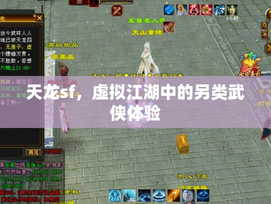 天龙sf，虚拟江湖中的另类武侠体验