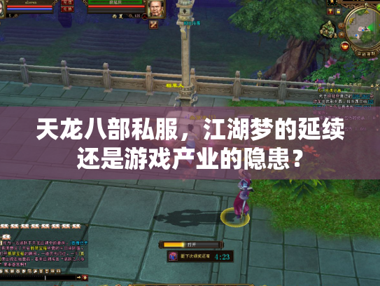 天龙八部私服，江湖梦的延续还是游戏产业的隐患？