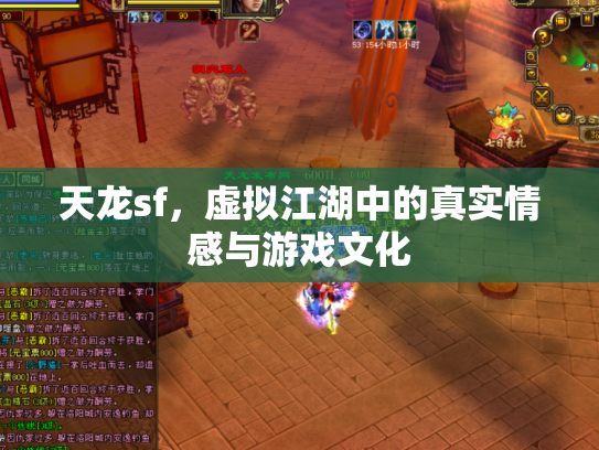 天龙sf，虚拟江湖中的真实情感与游戏文化