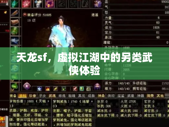 天龙sf，虚拟江湖中的另类武侠体验