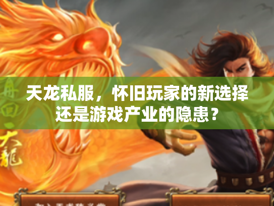 天龙私服，怀旧玩家的新选择还是游戏产业的隐患？