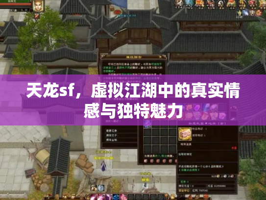 天龙sf，虚拟江湖中的真实情感与独特魅力