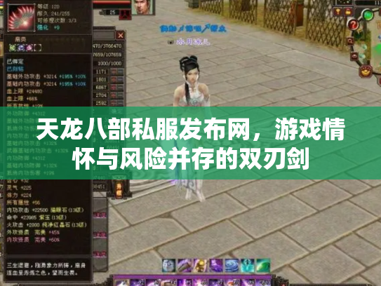 天龙八部私服发布网，游戏情怀与风险并存的双刃剑