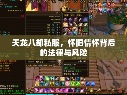天龙八部私服，怀旧情怀背后的法律与风险