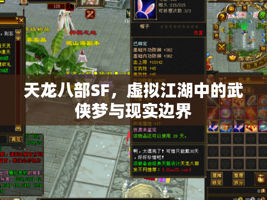 天龙八部SF，虚拟江湖中的武侠梦与现实边界