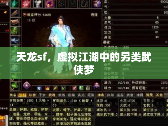 天龙sf，虚拟江湖中的另类武侠梦