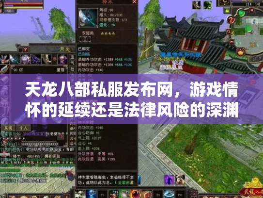 天龙八部私服发布网，游戏情怀的延续还是法律风险的深渊？