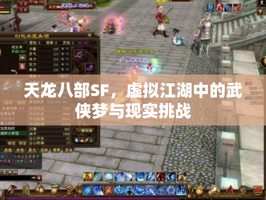 天龙八部SF，虚拟江湖中的武侠梦与现实挑战
