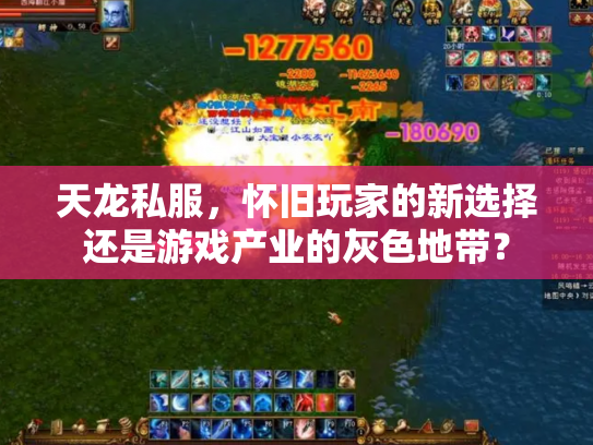 天龙私服，怀旧玩家的新选择还是游戏产业的灰色地带？