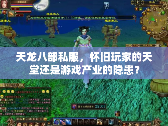 天龙八部私服，怀旧玩家的天堂还是游戏产业的隐患？