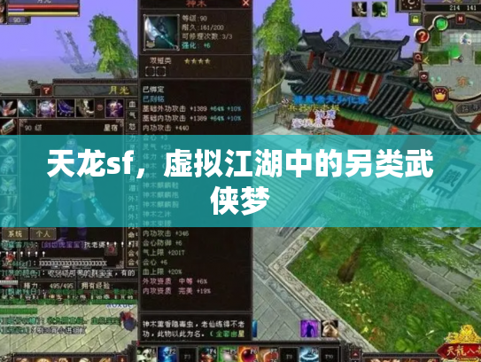 天龙sf，虚拟江湖中的另类武侠梦