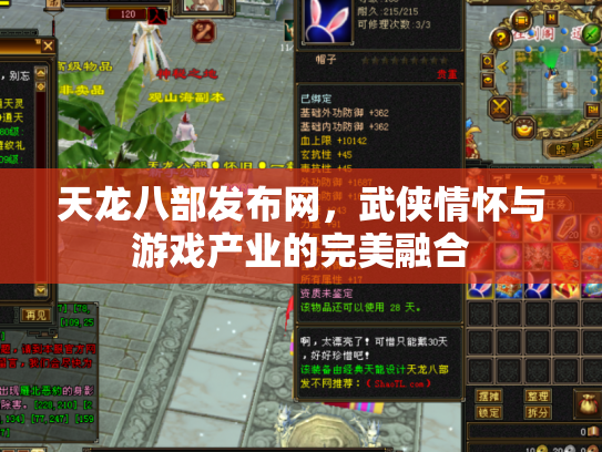 天龙八部发布网，武侠情怀与游戏产业的完美融合