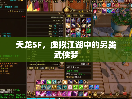 天龙SF，虚拟江湖中的另类武侠梦