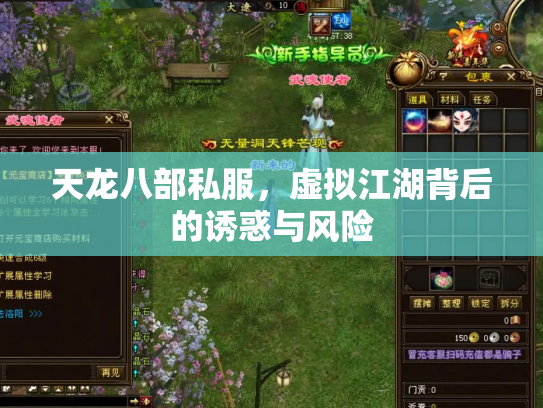 天龙八部私服，虚拟江湖背后的诱惑与风险