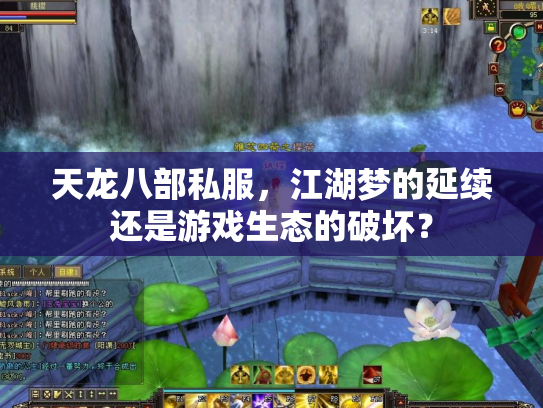 天龙八部私服，江湖梦的延续还是游戏生态的破坏？