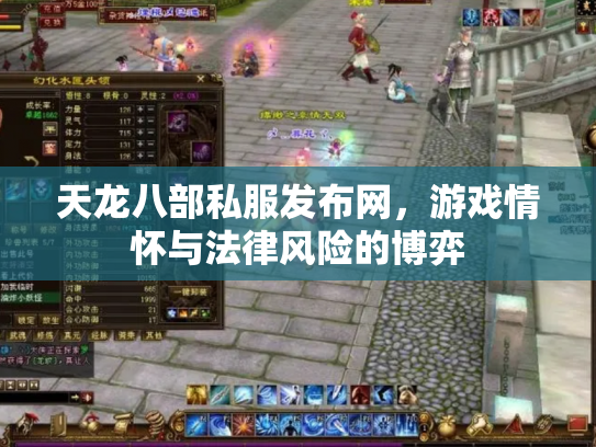 天龙八部私服发布网，游戏情怀与法律风险的博弈