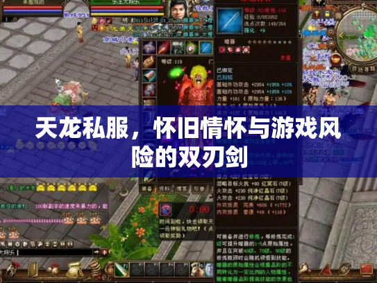 天龙私服，怀旧情怀与游戏风险的双刃剑