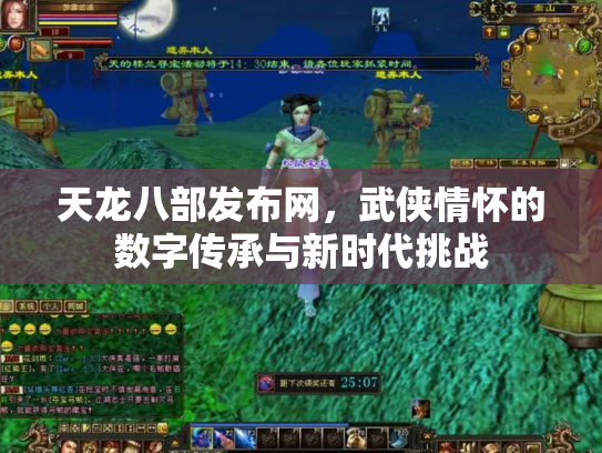 天龙八部发布网，武侠情怀的数字传承与新时代挑战