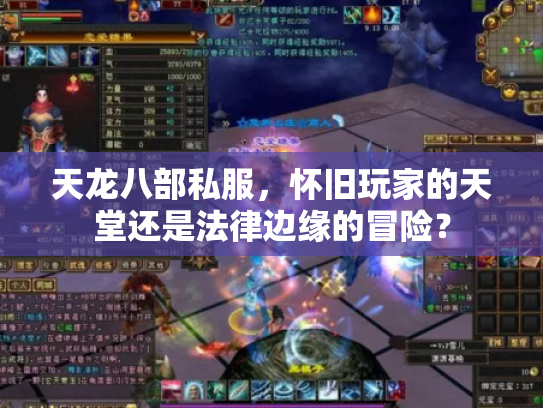 天龙八部私服，怀旧玩家的天堂还是法律边缘的冒险？