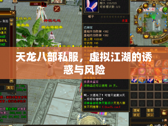 天龙八部私服，虚拟江湖的诱惑与风险
