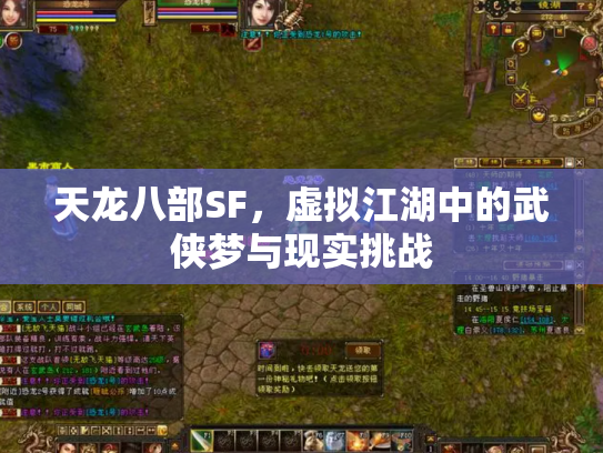 天龙八部SF，虚拟江湖中的武侠梦与现实挑战