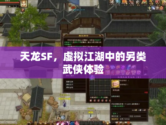 天龙SF，虚拟江湖中的另类武侠体验