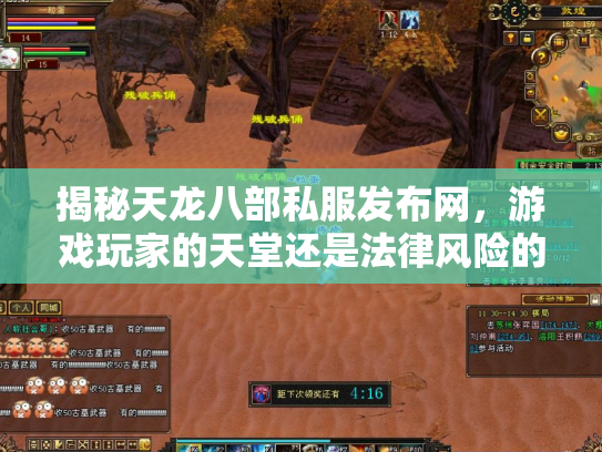 揭秘天龙八部私服发布网，游戏玩家的天堂还是法律风险的深渊？