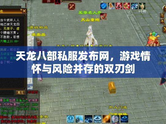 天龙八部私服发布网，游戏情怀与风险并存的双刃剑