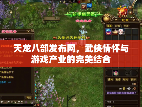 天龙八部发布网，武侠情怀与游戏产业的完美结合