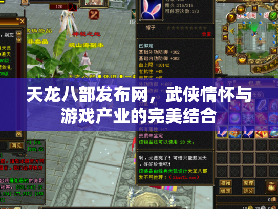 天龙八部发布网，武侠情怀与游戏产业的完美结合