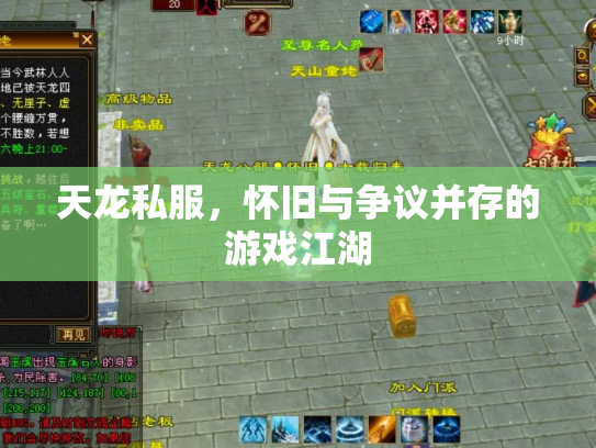 天龙私服，怀旧与争议并存的游戏江湖