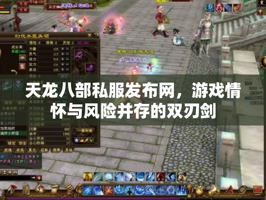 天龙八部私服发布网，游戏情怀与风险并存的双刃剑