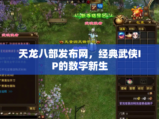 天龙八部发布网，经典武侠IP的数字新生
