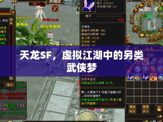 天龙SF，虚拟江湖中的另类武侠梦