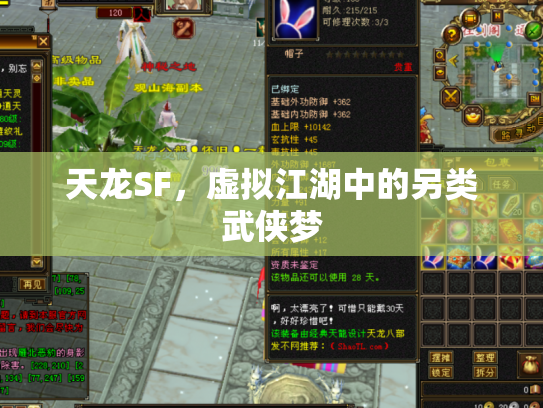 天龙SF，虚拟江湖中的另类武侠梦