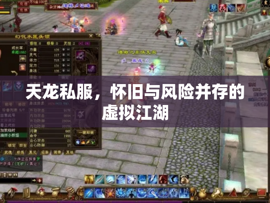 天龙私服，怀旧与风险并存的虚拟江湖