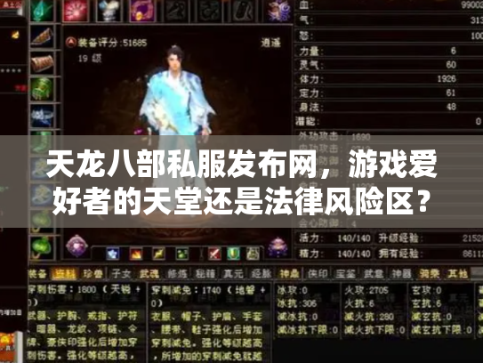 天龙八部私服发布网，游戏爱好者的天堂还是法律风险区？