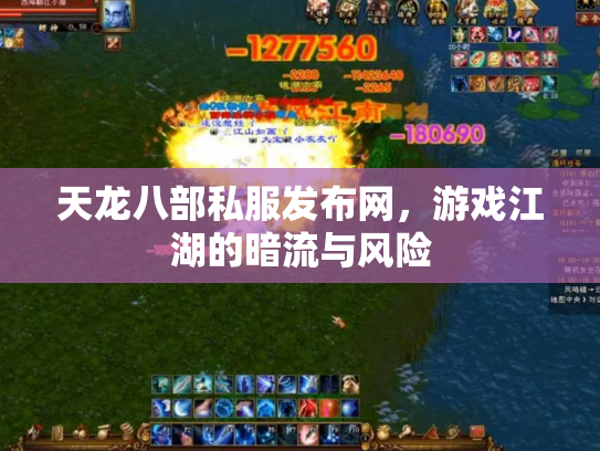 天龙八部私服发布网，游戏江湖的暗流与风险