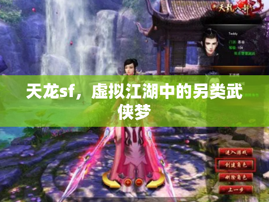 天龙sf，虚拟江湖中的另类武侠梦