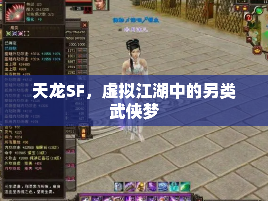 天龙SF，虚拟江湖中的另类武侠梦