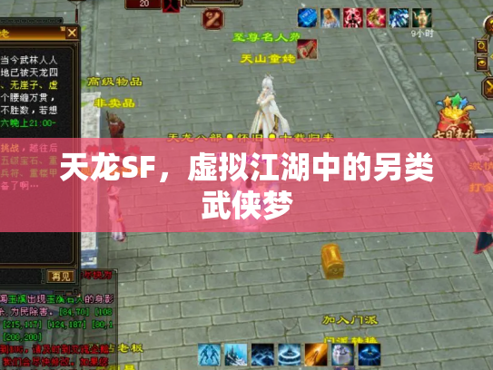 天龙SF，虚拟江湖中的另类武侠梦