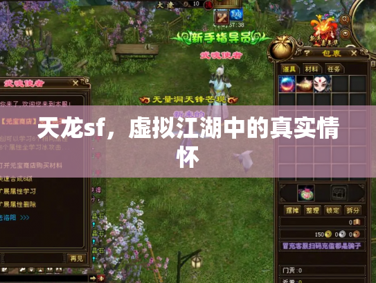 天龙sf，虚拟江湖中的真实情怀
