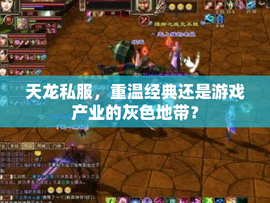 天龙私服，重温经典还是游戏产业的灰色地带？