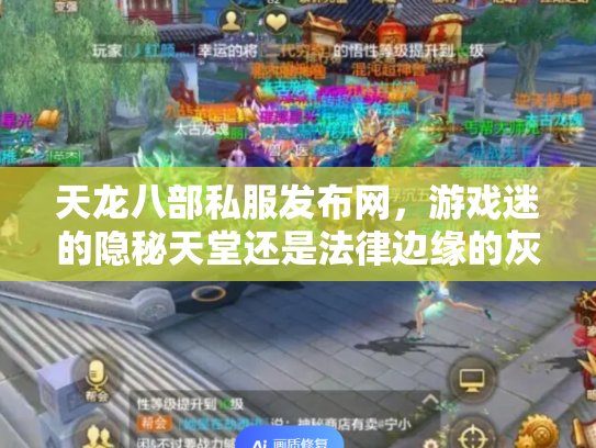 天龙八部私服发布网，游戏迷的隐秘天堂还是法律边缘的灰色地带？